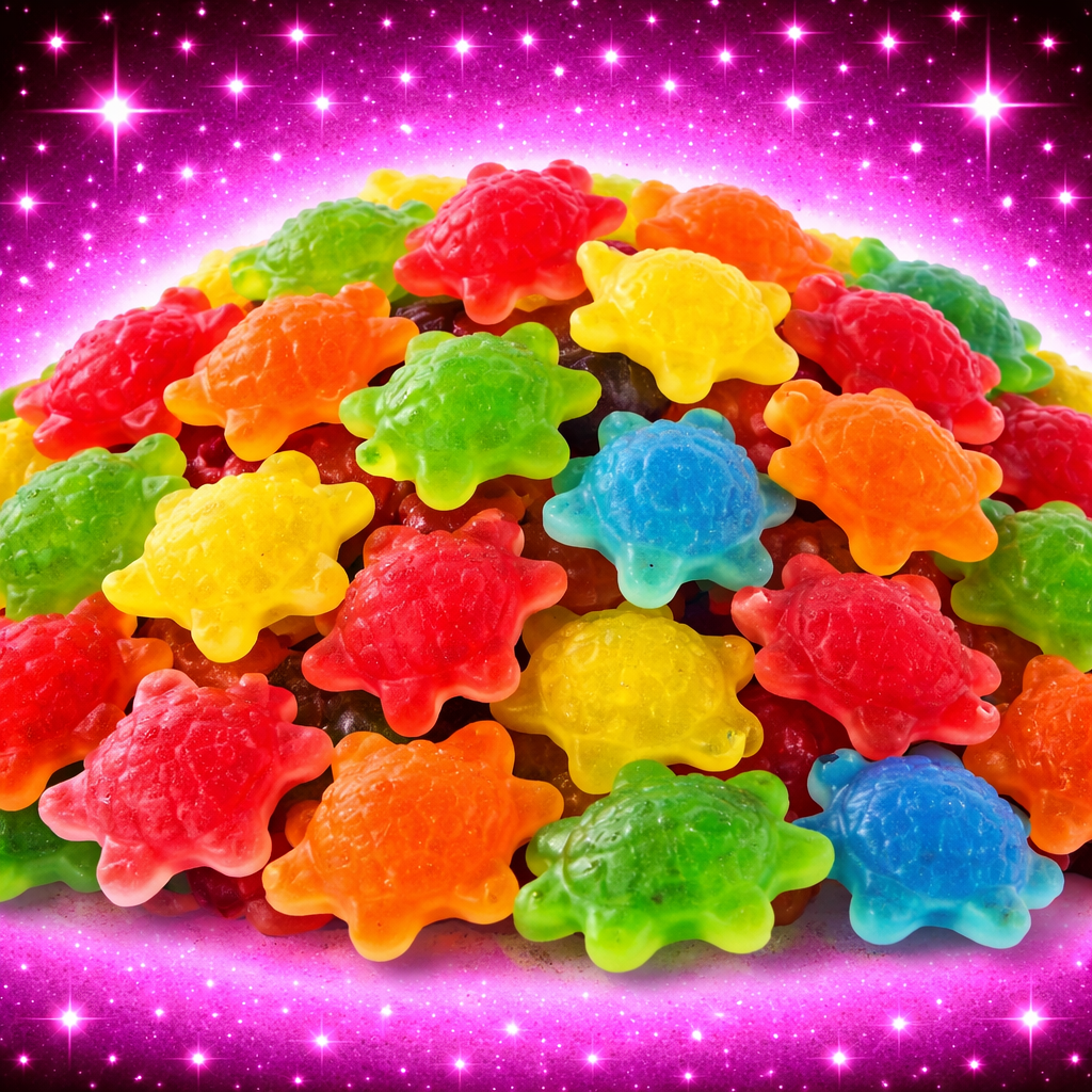 Tortues gélifiées lisses - Dulceplus (100g)