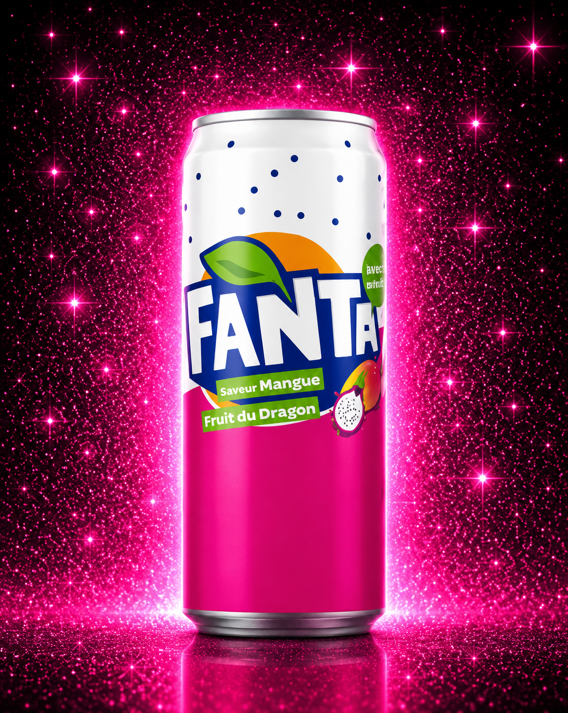 Fanta Mangue Fruit du Dragon 33 cl ( 1 pièce )