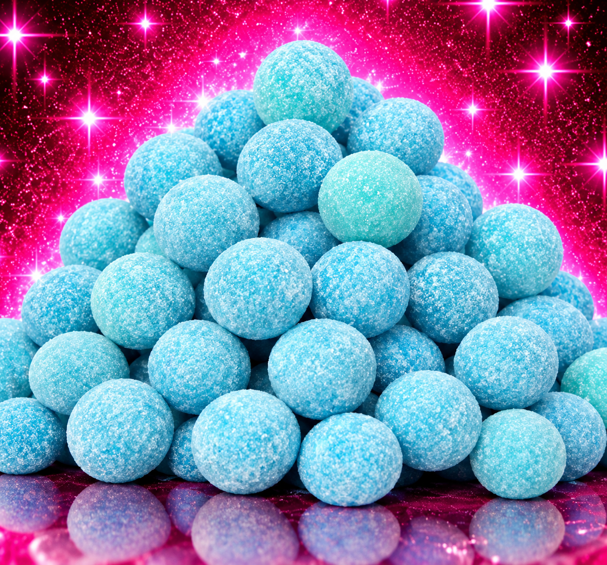 Dr Sour powder balls framboise ( 100g )