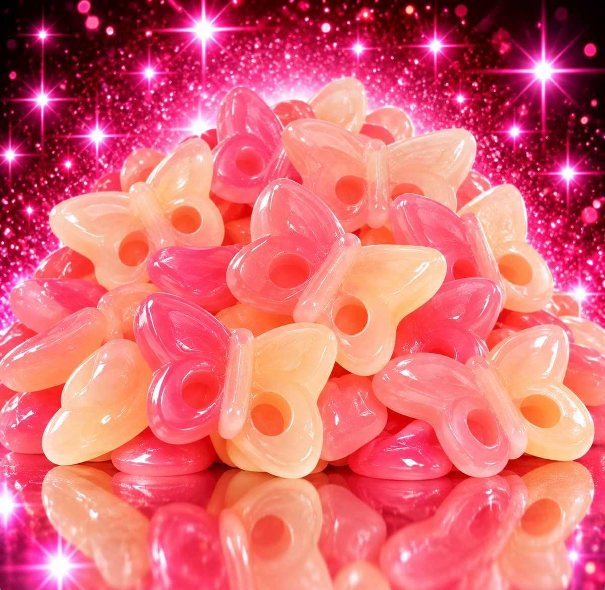 Papillon Fraise Lollywood  ( 100g )