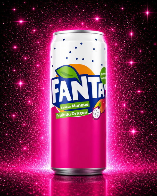 Fanta Mangue Fruit du Dragon 33 cl ( 1 pièce )