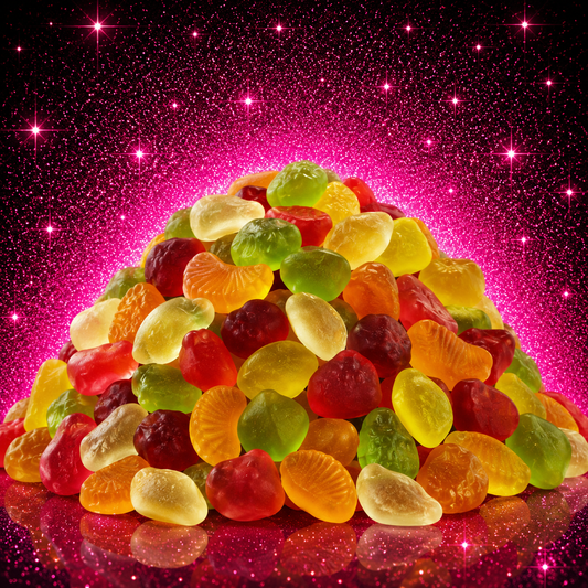 Fruits gélifiés lisses sans sucre ( 100 g )